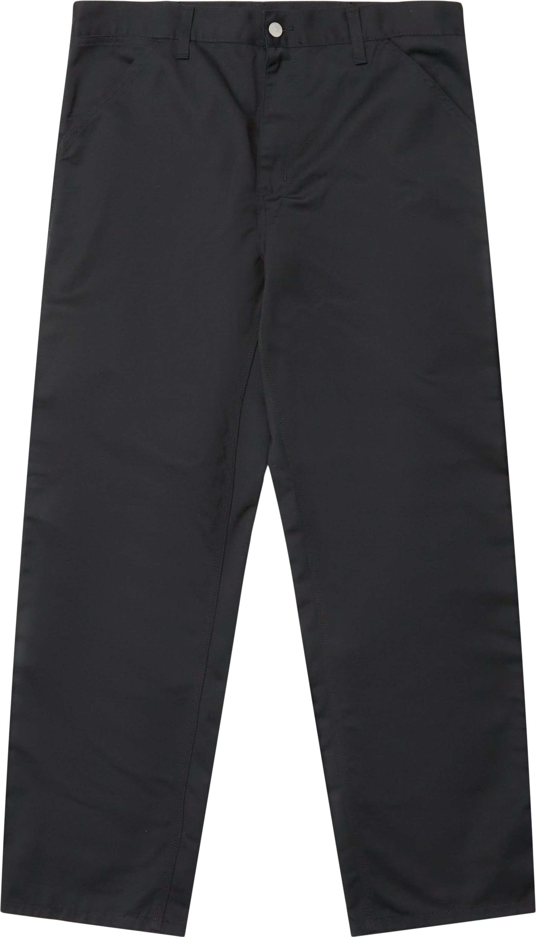 Simple Pant - Trousers - Straight fit - Black